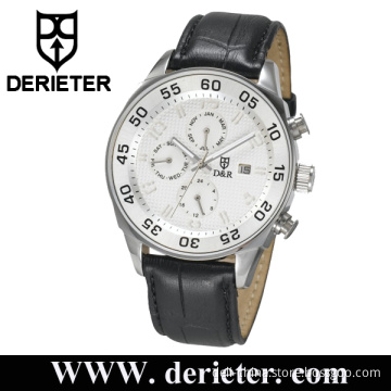 Stainless Steel Quartz Watches Men Swiss ISA Movt 9232